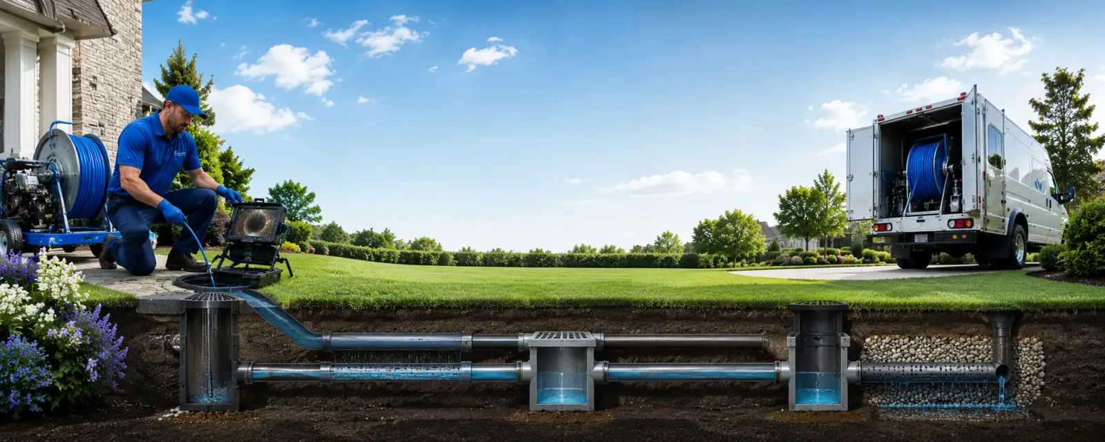 Outdoor drain cleaning information for Milton, DE